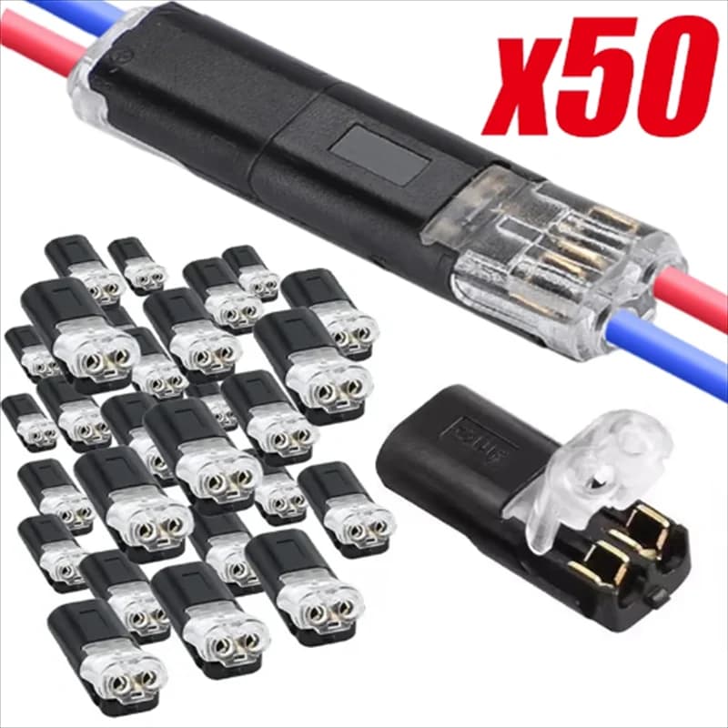 2 Pin Plug Waterproof Electric Connector Car Cable Electric Connector Automotive Electric Connector Strip Terminal Connection NEW