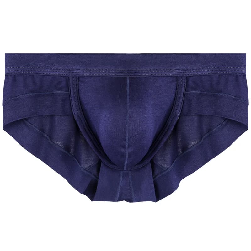 Slip U-Convex in Modal per Uomo, Slip Sexy con Tasca, Pantaloncini Sportivi Traspiranti a Vita Bassa, Nuovo Prodotto