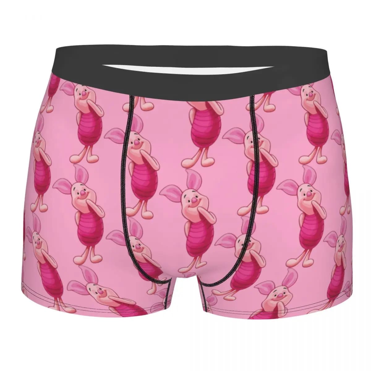 Boxer Personalizzati con Motivo del Grande Film di Peppa Pig, Slip da Uomo Traspiranti, Intimo Maschile