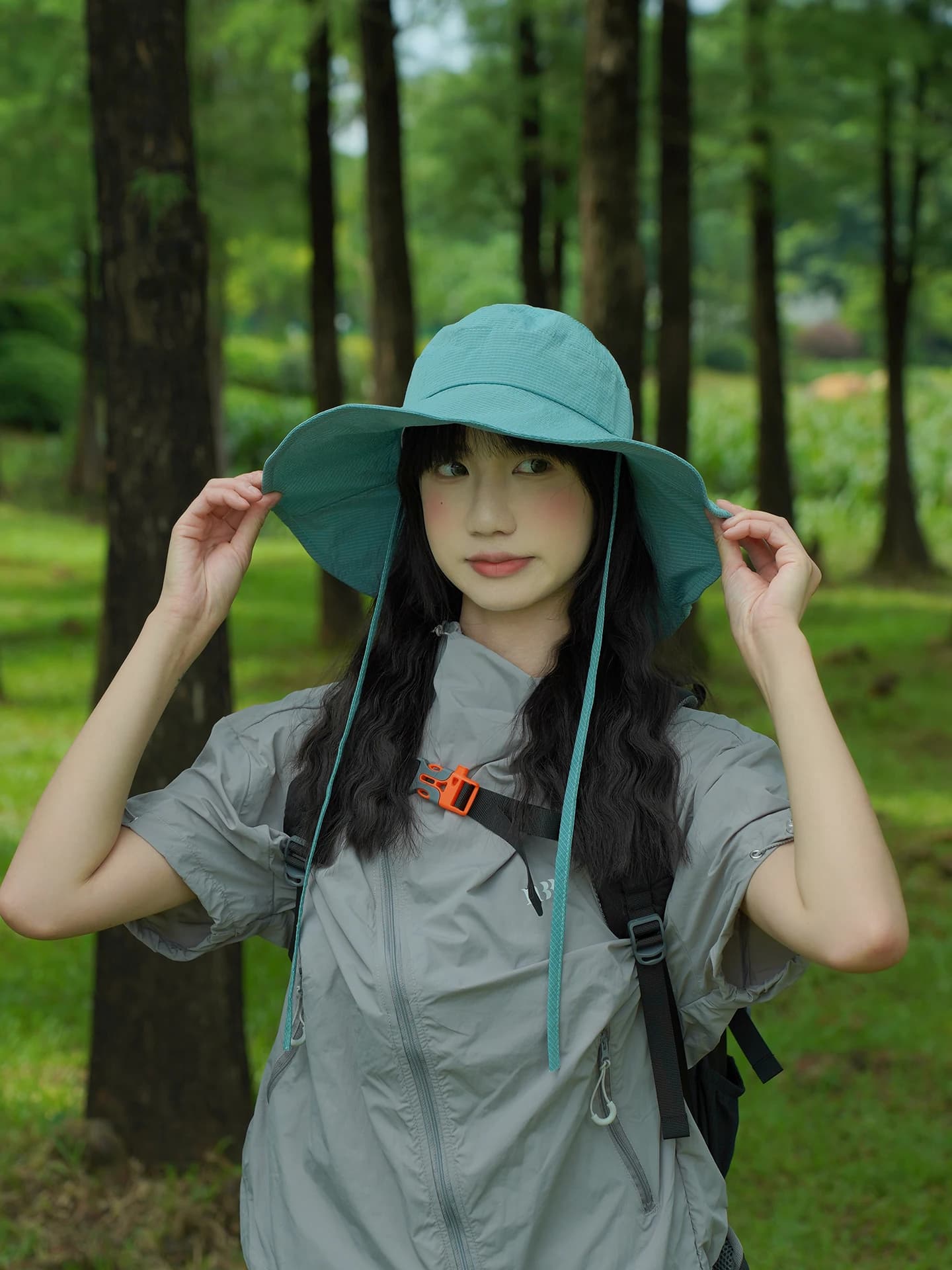Outdoor Fishing Hat Women's Summer Wide Brim Sun Protection Hat UV Protection Breathable Quick Dry Hiking Mountain Climbing Cap