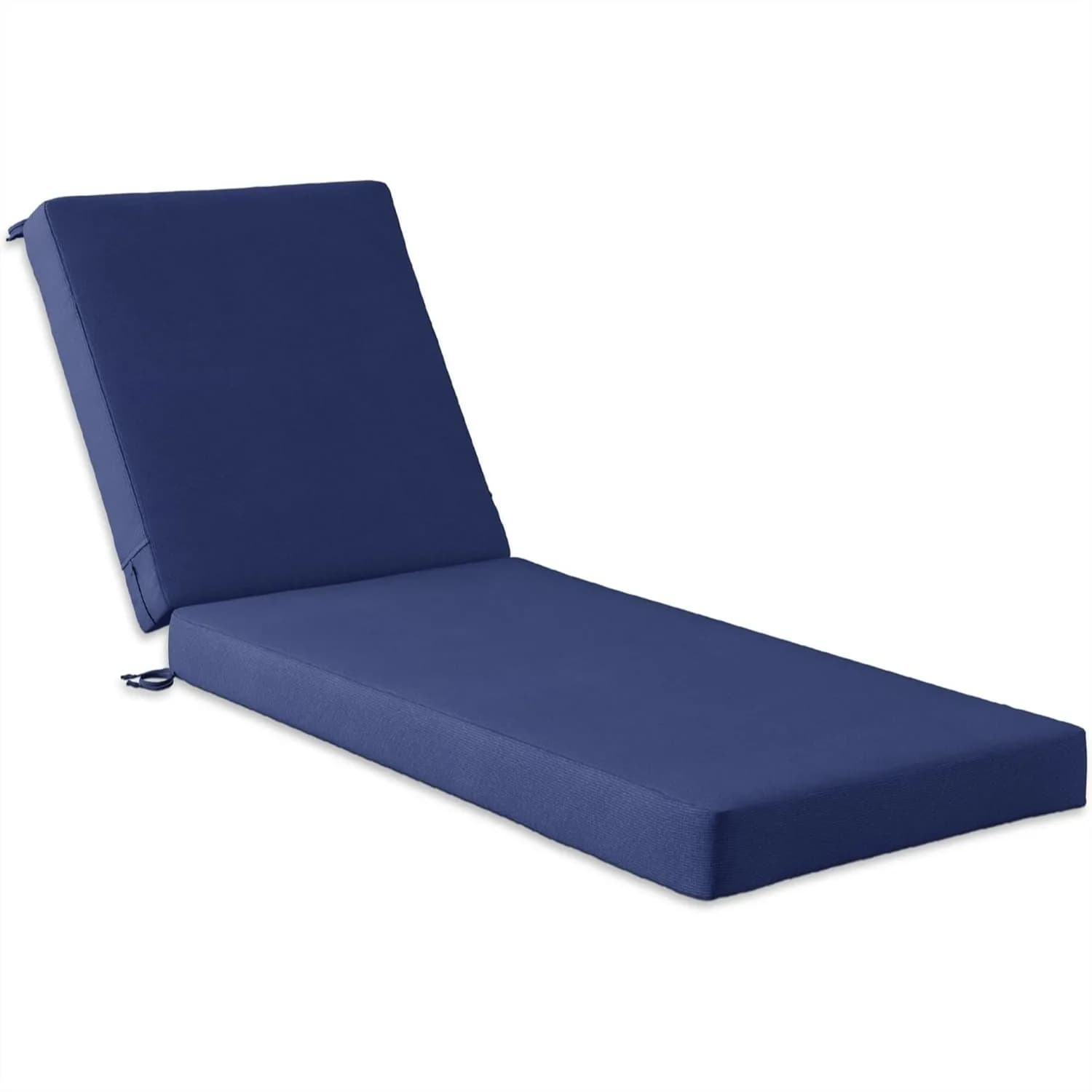 Outdoor Lounge Chair Cushion, Double Waterproof Chaise Cushions for Patio Furniture, 72x22.5x3.5 Inch 1PK Midnight Blue