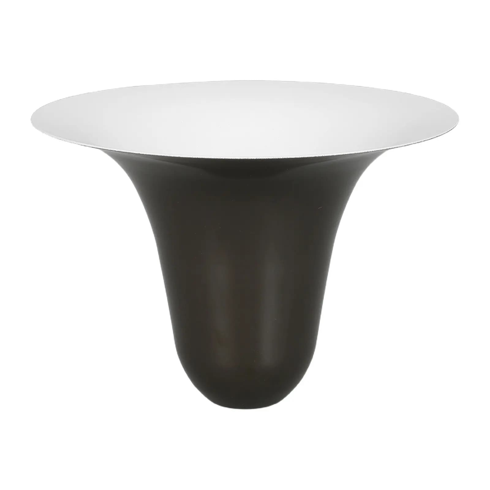 Paralume Piccolo in Metallo Opaco per Lampada da Tavolo, Ricambio per Lampada da Scrivania in Alluminio Verde Scuro con Foro da 10mm, Stile Industriale