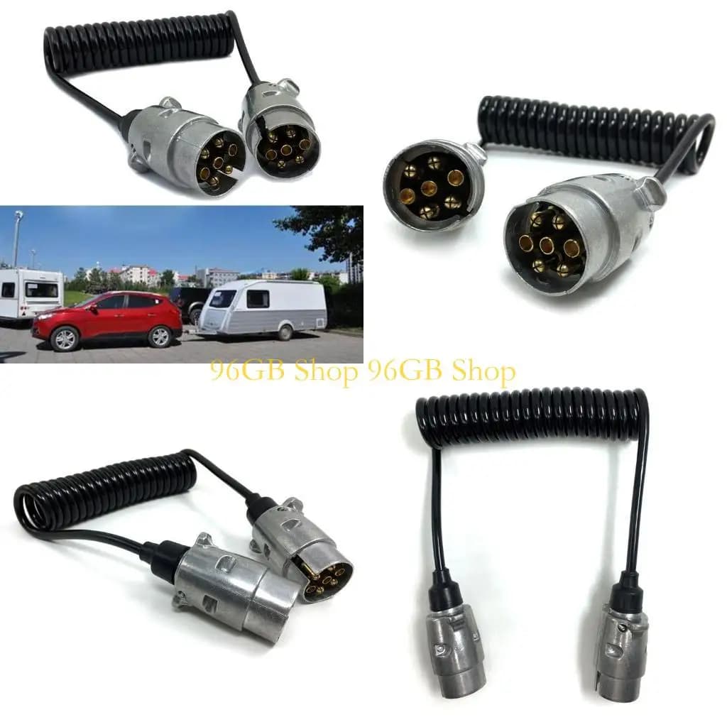 Automotive aluminum alloy plug from 96 to 7 pin with 1.5 m extension cable