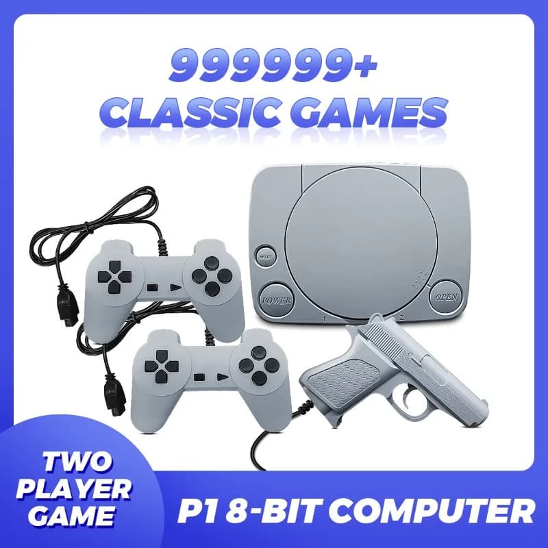 FC Plug-in console design, 8-bit game console, 8-bit TV game console retro and retro