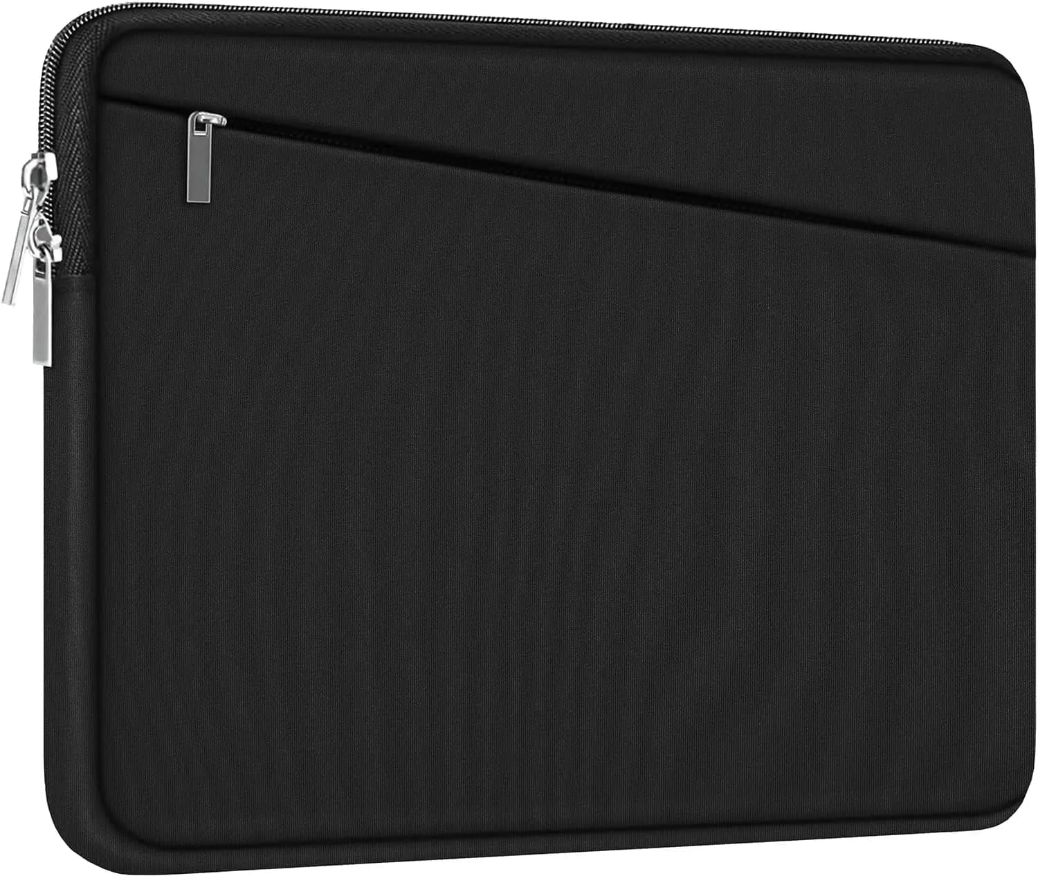 Custodia per laptop da 15,6 pollici, borsa protettiva resistente per computer, valigetta con tasca frontale