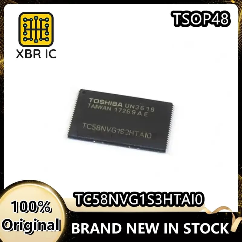 (3/10 pezzi) TC58NVG1S3HTAI0 TC58NVG1S3 Flash IC Chip di memoria TSOP48 Nuovo originale autentico Spot Consegna rapida