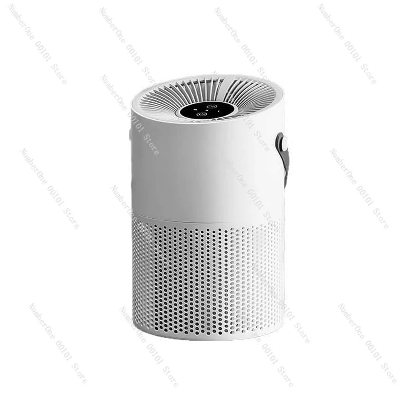 Purificatore d'aria compatto da tavolo per la casa, macchina silenziosa per la rimozione di polvere e odori per aree di mobili, dispositivo di pulizia dell'aria per piccole stanze