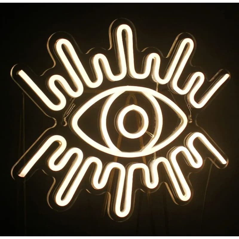 2024 LooKLight Eyes Neon Sign Light Sign Room warm eyes Girl Bedroom Decor 5V USB