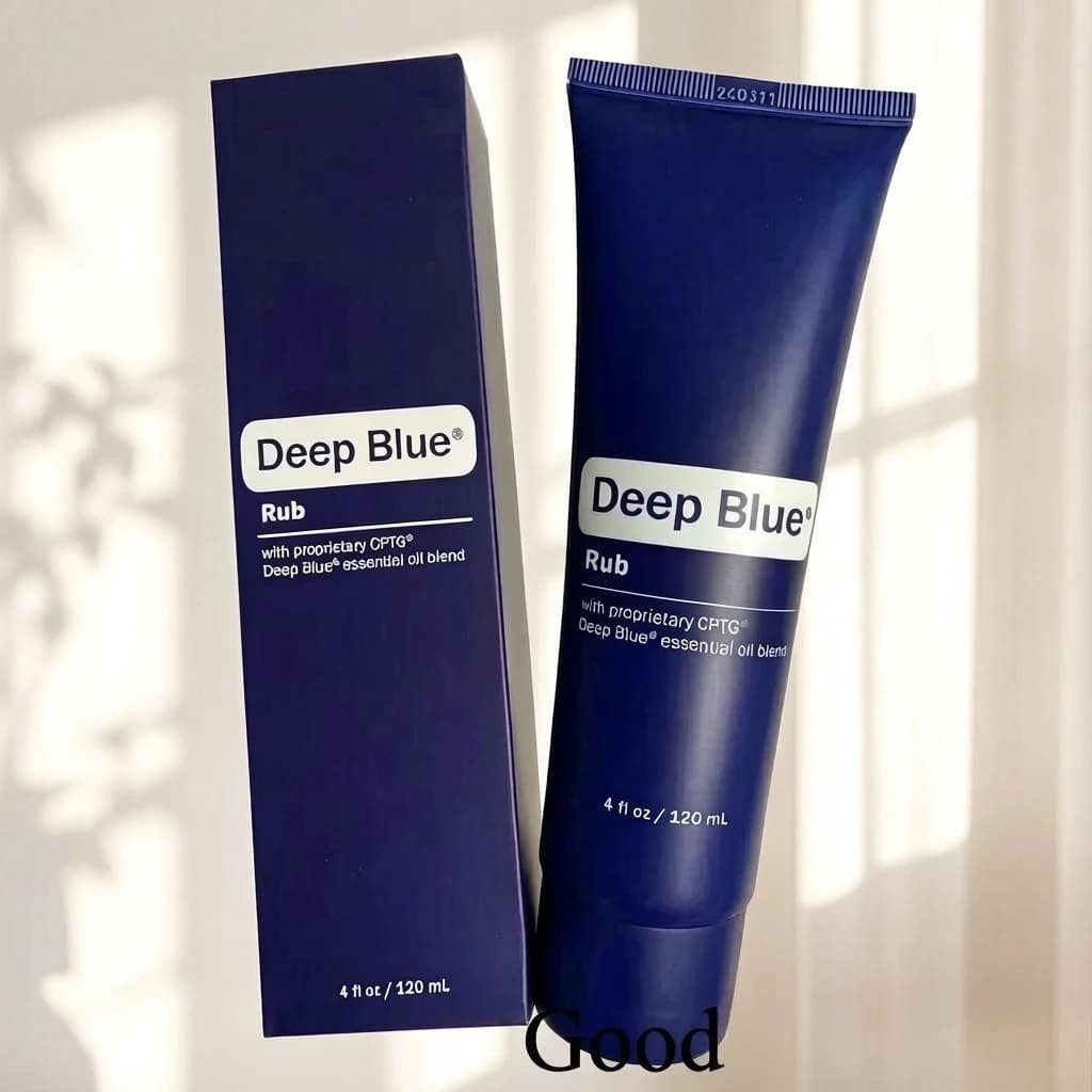 Deep Blue Rub Natural CPTG Essential Oil Blend Soothing Massage Cream 120ml