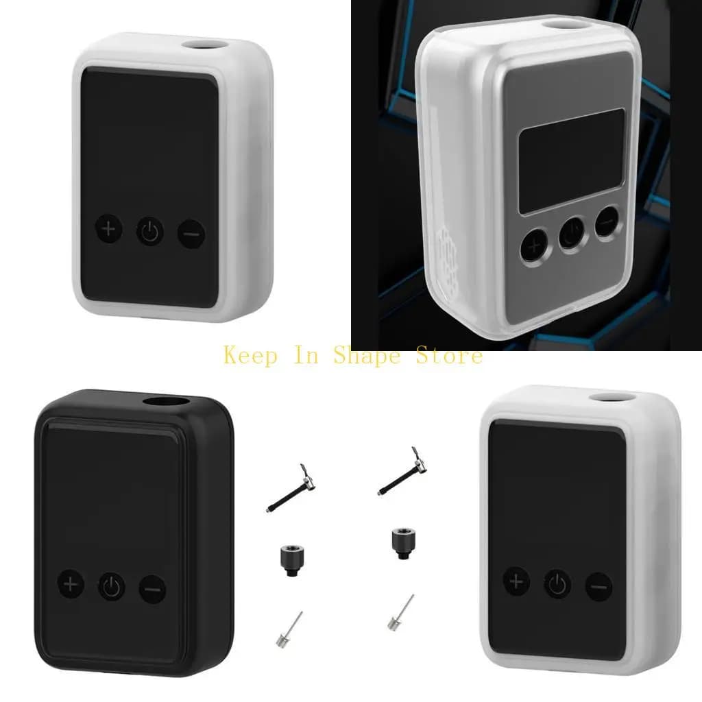 U1JC Pompa portatile per bici tascabile Pompa elettrica ricaricabile per biciclette Pompa per pneumatici senza fili per da