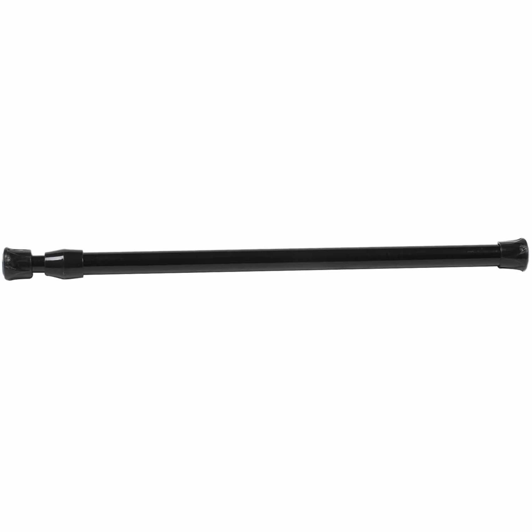 HLZS-10 Pack Cupboard Bars Tensions Rod Spring Curtain Rod For DIY Projects, Extendable Width, 11.81 To 20 Inches (Black)