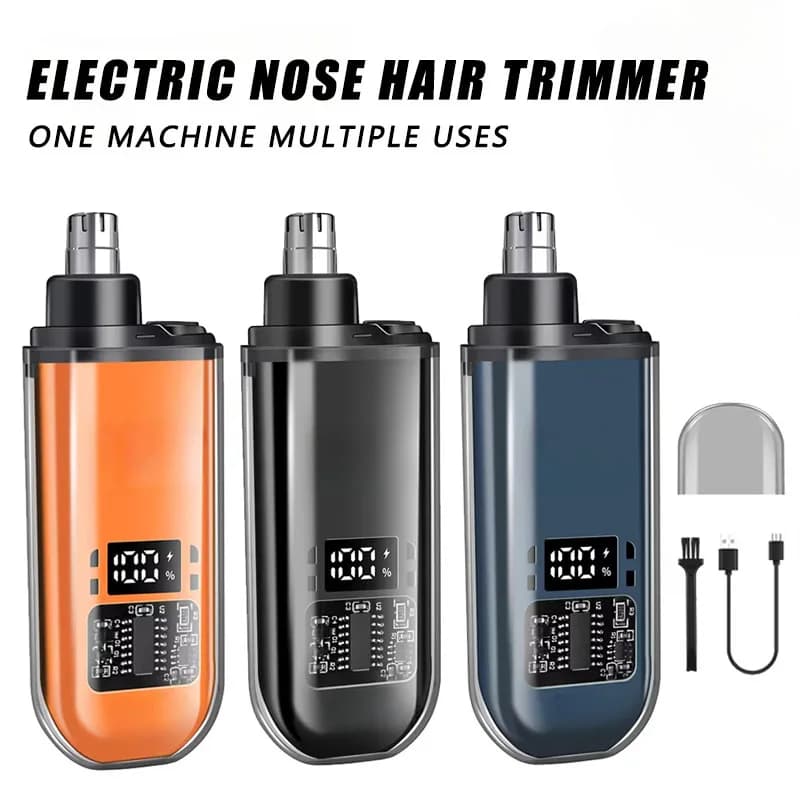 Tagliacapelli elettrico per naso Tagliacapelli ricaricabile Multi-cinetico Rasatura unisex Lavabile automatico Apparecchi per la cura personale