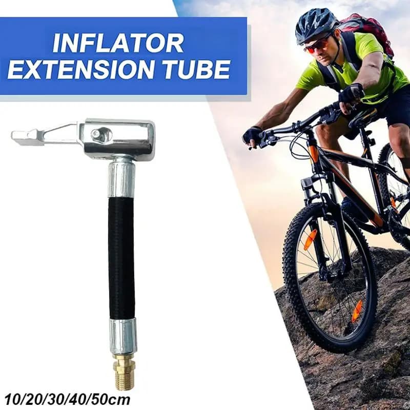 Tubo Prolunga Universale per Gonfiaggio Pneumatici Auto e Moto, Lunghezza Opzionale, Accessori per Riparazione Gomme