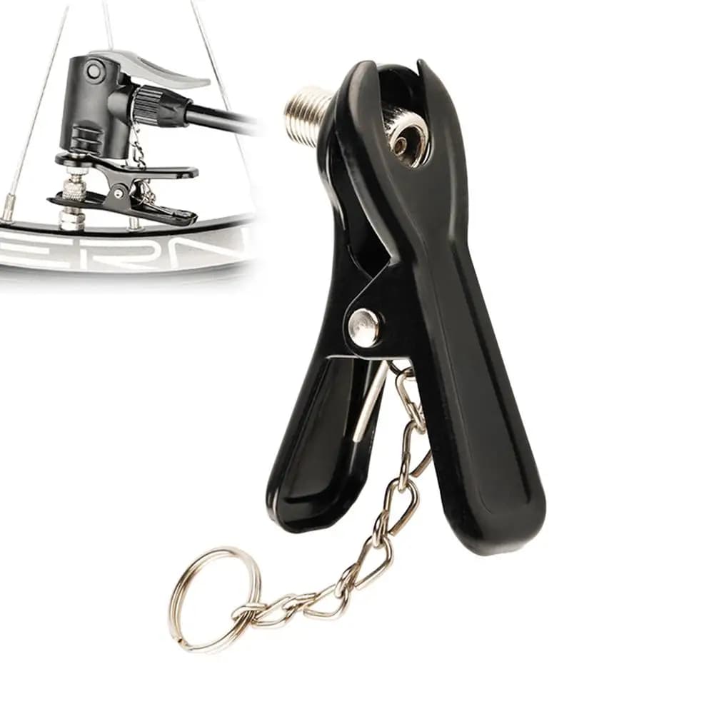 DOMEN Ugello di gonfiaggio per pneumatici per bicicletta Adattatore per pompa per bici Adattatore per pompa d'aria per valvola multiuso Adattatore per testa della pompa per bici Accessori per bici