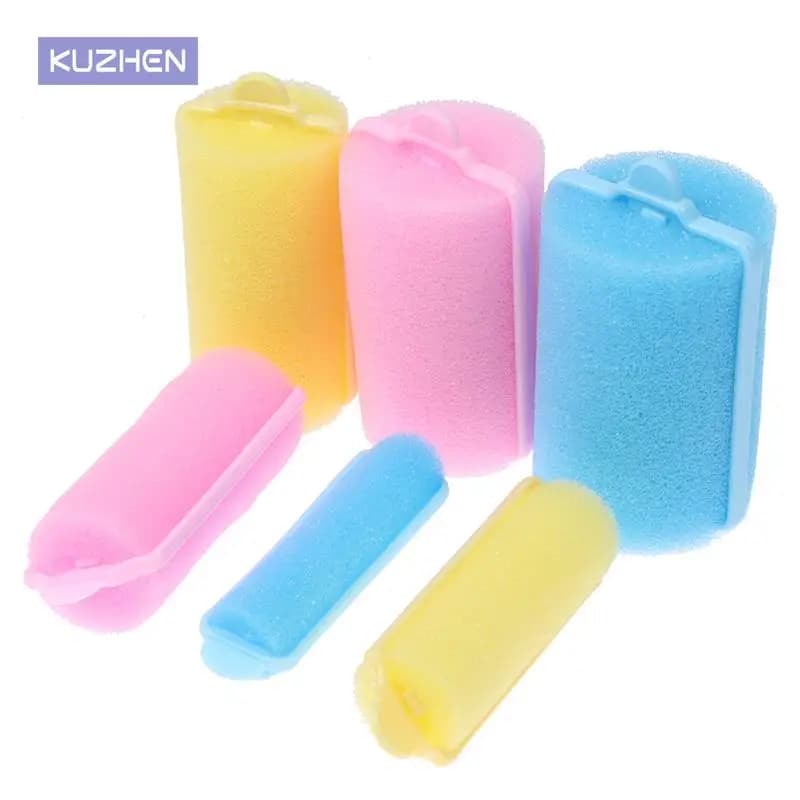 Small/large sponge curls wavy curls Styling professional soft foam wet roll for hair foam