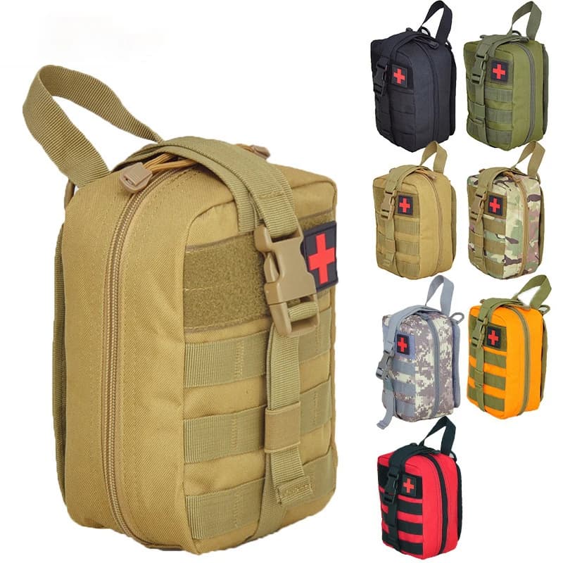 Kit di pronto soccorso tattico Borsa medica Emergenza Esercito all'aperto Caccia Auto Strumento di sopravvivenza da campeggio Custodia militare EDC-VENDITA DI LARANZIA