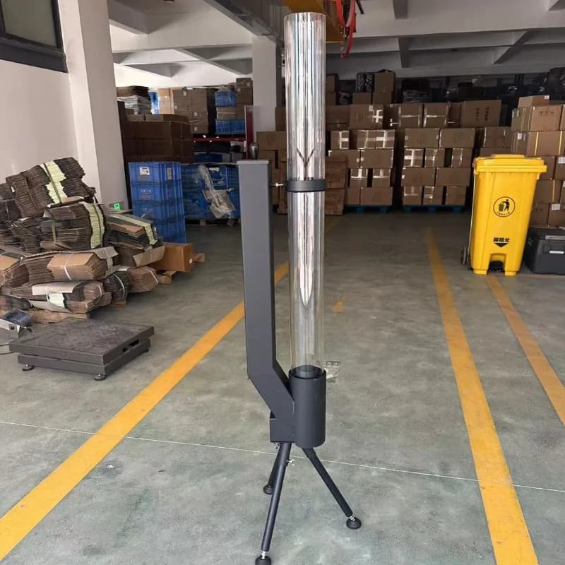 Vertical rocket wood stove - Outdoor camping heating oven, garden water heater for winter with pellet fuel option
