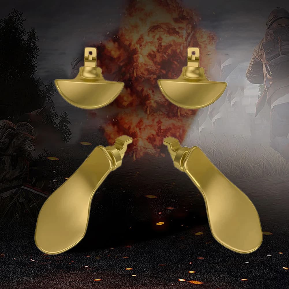 Set di 4 Tasti Posteriori in Metallo Resistenti all'Usura per Controller PS5 Elite, Accessori Anticorrosione