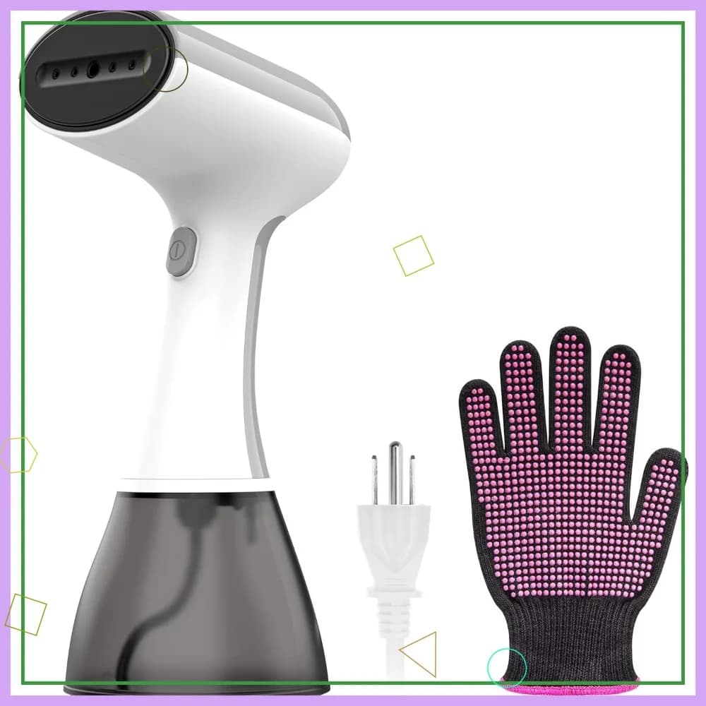 GS01 Vaporizzatore per Vestiti, Serbatoio da 400ml, 1500W, Riscaldamento in 20 Secondi, Vaporizzatore Portatile da Viaggio
