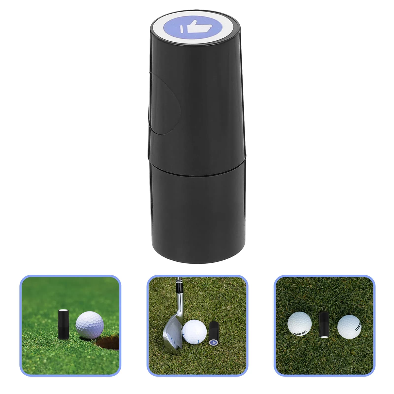 Timbro per Palline da Golf Riutilizzabile, Design Compatto e Portatile, Strumento per Marcatura Liscia delle Palline da Golf, Timbro Creativo Multiuso
