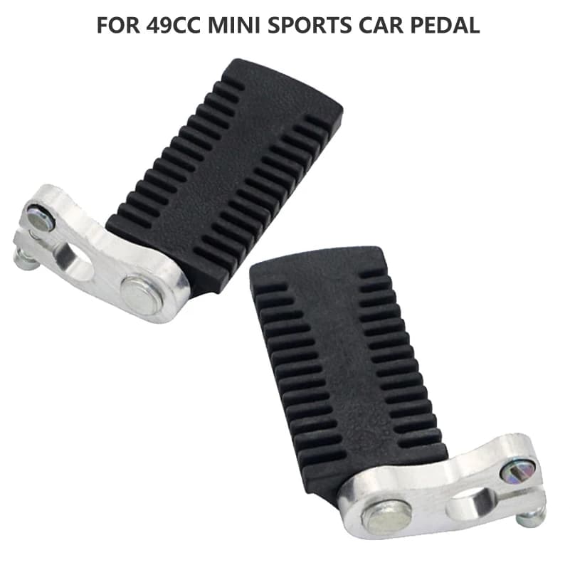 Pedane posteriori per moto 2 pezzi Poggiapiedi Pedali Pedane per 47cc 49cc Mini Pocket Bike Accessori moto
