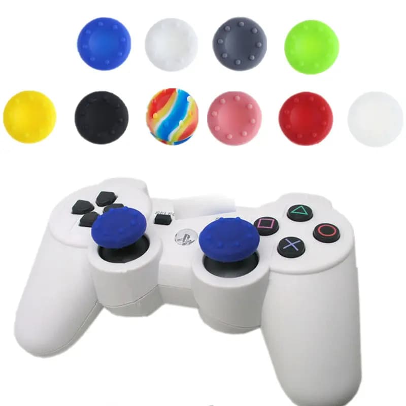 2 pz Per PS3 PS4 XBOX 360 Gomma Tappo di Silicone Controller Analogico Tappo In Silicone Copertura Thumb Stick Grip Joystick Caps Accessorio