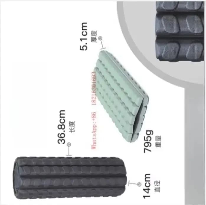 Portable Foldable Foam Roller for Travel Muscle Recovery