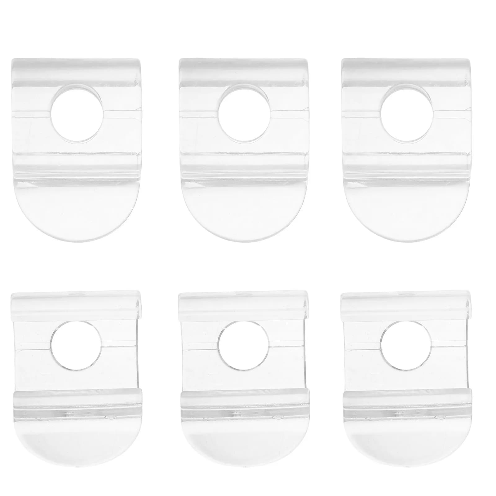 8 Pezzi Clip Trasparenti per Riparazione Tende Veneziane, Accessori di Ricambio per Tende, Maniglie per Tende Senza Corda