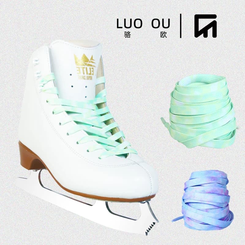 Lacci per Scarpe Colorati e Resistenti da 220/305cm per Pattini da Ghiaccio, Lacci Allungati per Pattini da Ghiaccio e Sport all'Aperto