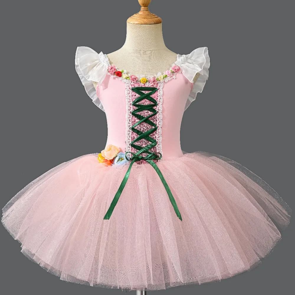 Kids Clothes Princess Stage Performance Costume Children Clothing Party Elegant Tutu Ballet Leotards for Girls Dress Dance Wear