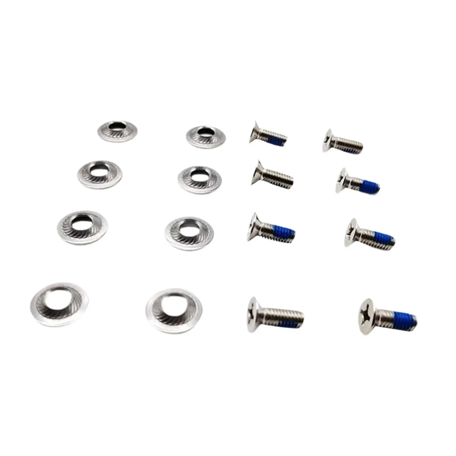 8 pezzi set di viti per legare snowboard attrezzatura per accordatura snowboard vite a testa svasata bullone viti di montaggio accessori fissi
