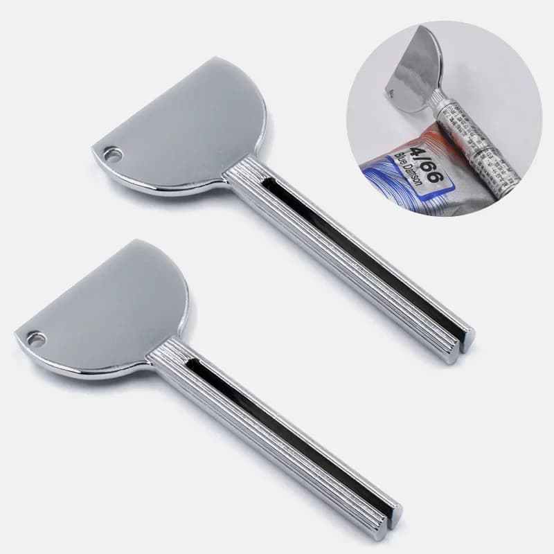 Tubo dentifricio Spremiagrumi Chiavi Dispenser a rulli Strumento per schiacciare dentifricio Tinture per capelli in metallo Chiave colorata Accessori per il bagno