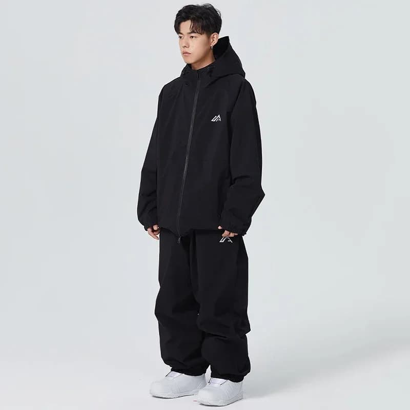 2025 New Pro Impermeabile Snowboard Felpa con cappuccio Pantaloni Per adulti Sci Suites Coppia Allentato Caldo Abbigliamento da sci Inverno Antivento Tuta da neve