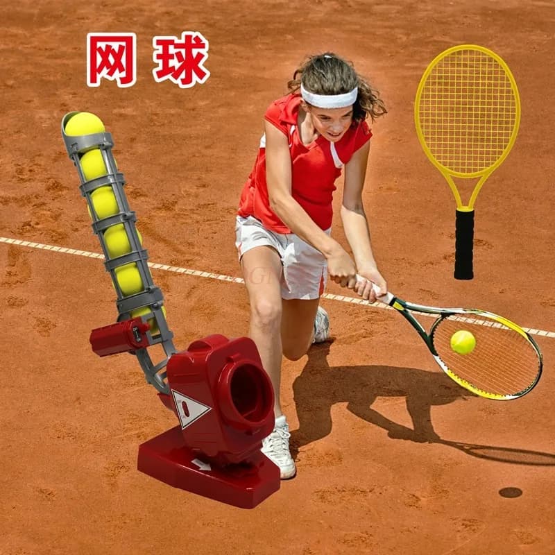 Server automatico da baseball, server da tennis, attrezzature sportive per bambini, giochi interattivi genitore-figlio, giocattoli con palline da esterno