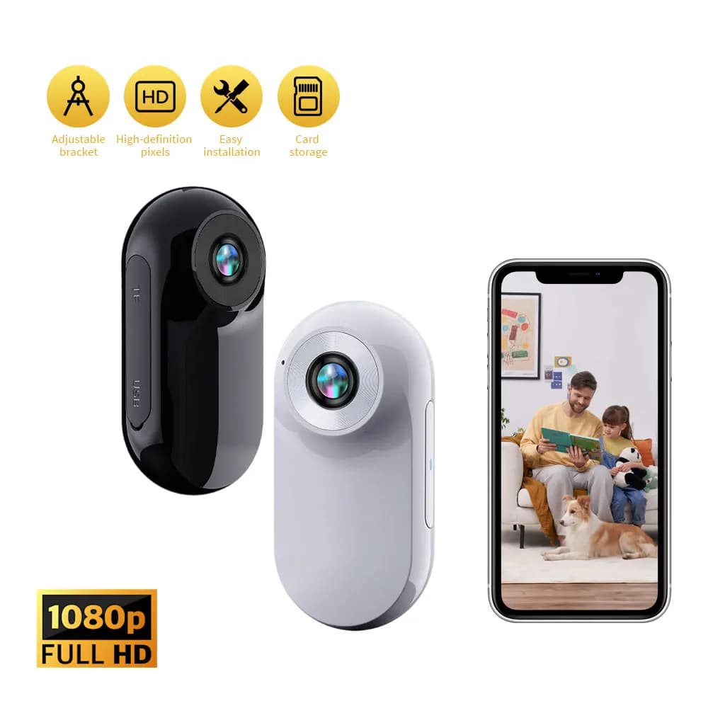Videocamera Sportiva HD 1080P Mini con Schermo da 0,96 Pollici, Registratore Video Digitale Grandangolare per Sport Estremi