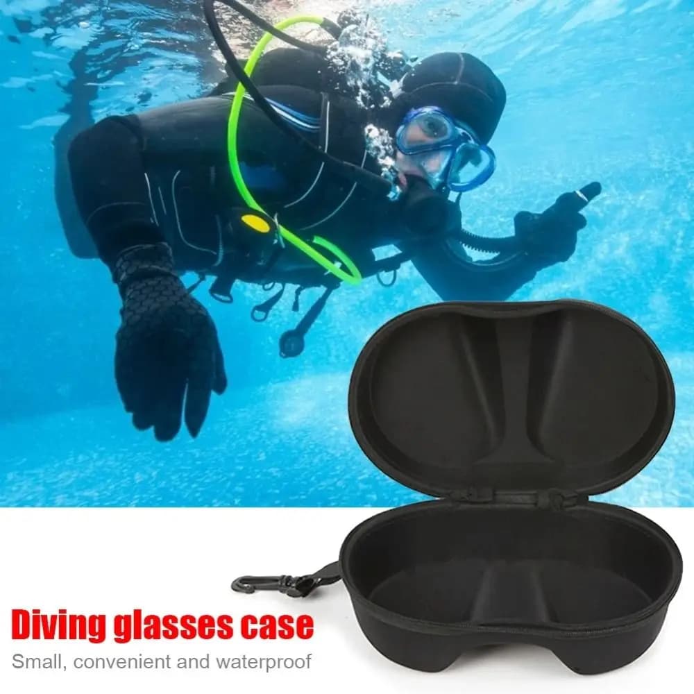 Portable Diving Swimming Goggles Box Zipper Bag Glasses Bag Glasses Box Face Cover Multifunction Diving Mask Scuba Case