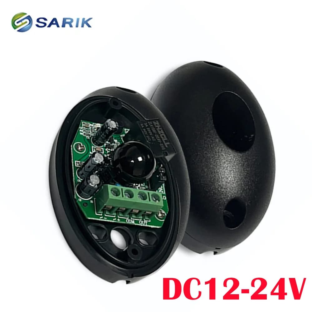 Rilevatore di sistema di allarme laser con sensore a raggio infrarosso singolo DC/AC 12~24V Allarme di sicurezza Porta di casa