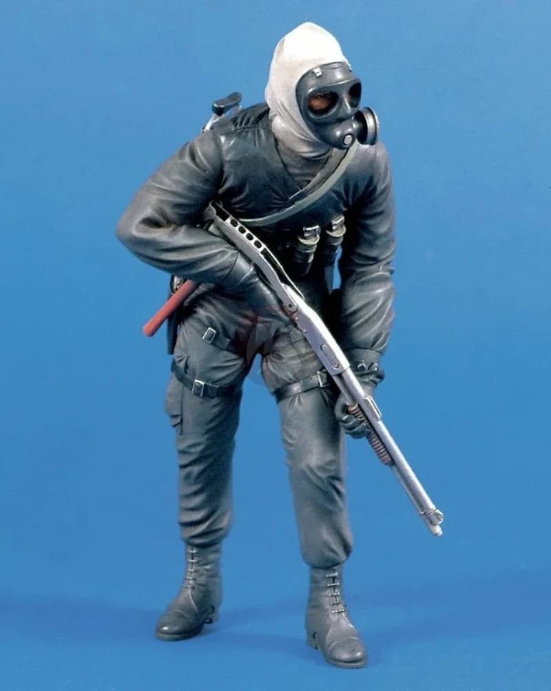 120mm 1/16 Bilancia Soldato SAS Britannico con Riot Shotgun Figura In Resina Modello Kit Militare Hobby In Miniatura Smontato e Non Verniciato