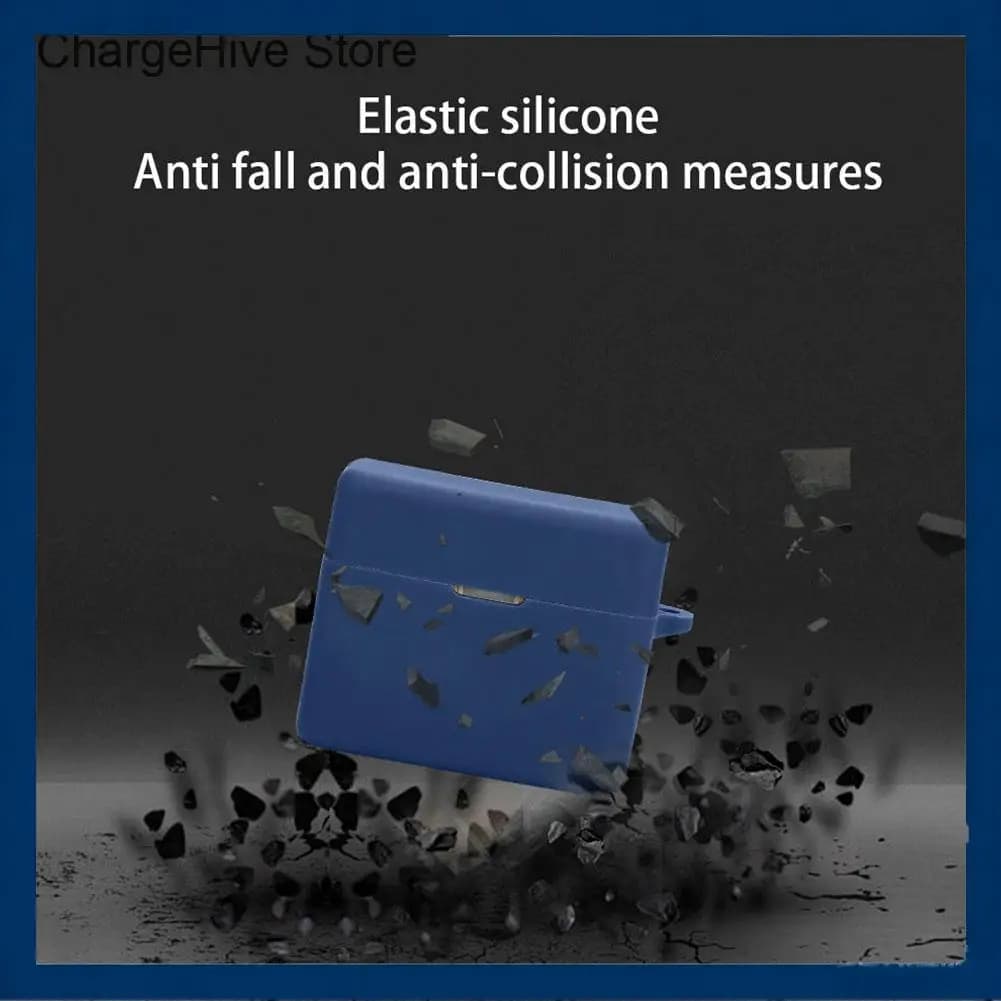 Silicone protective case for wireless earphones for MOONDROP Space Travel 2, M9X2 anti-shock protective case