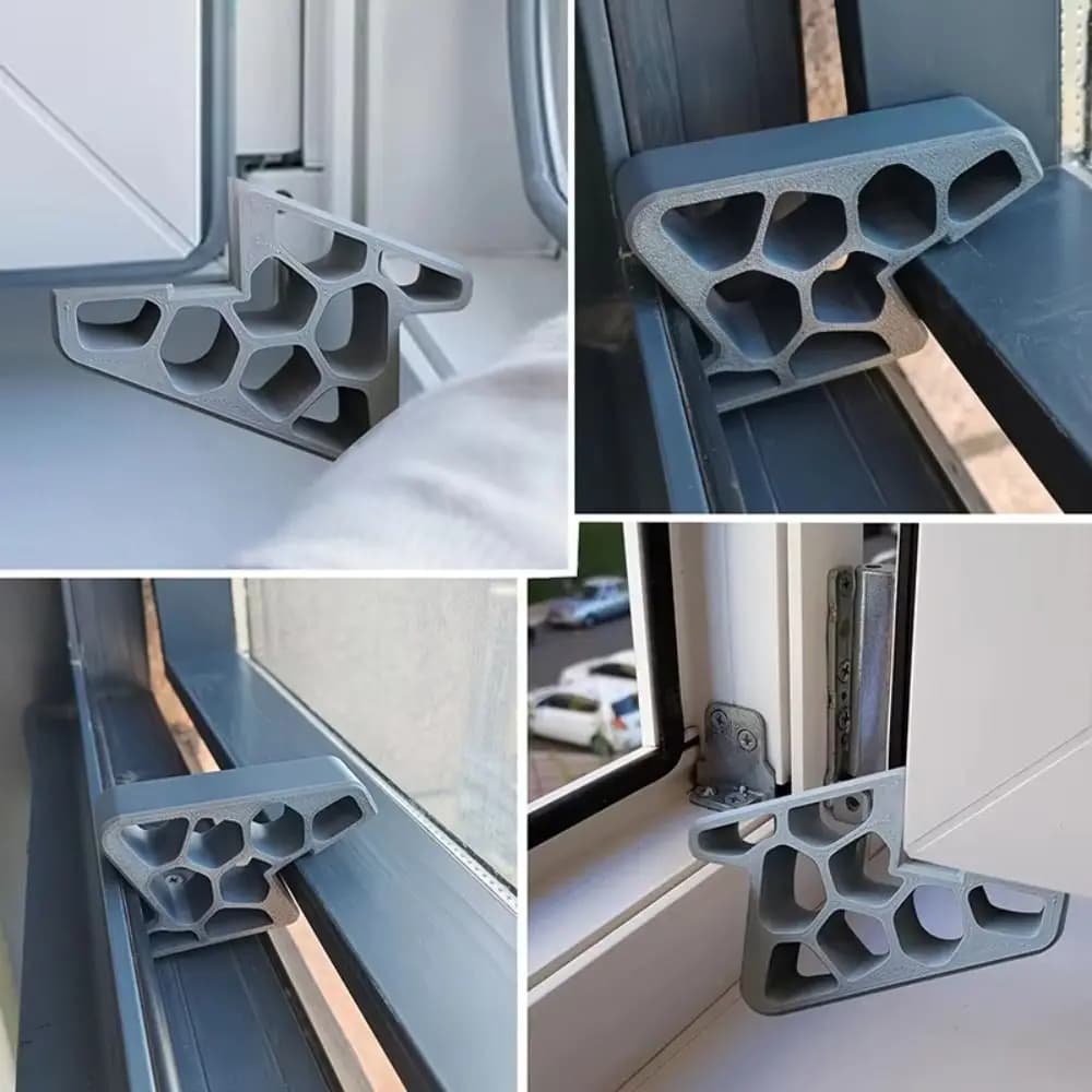Fermaporta multiuso per carichi pesanti Cuneo per porta 3D antiscivolo Installazione semplice Fermaporta per finestre Porte per balcone