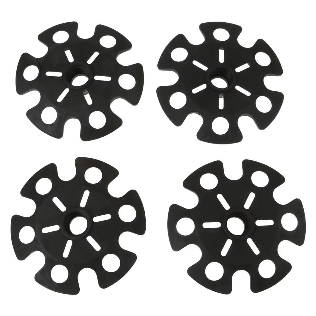 Kit di Accessori con 4 Pezzi di Ricambio in Gomma per Bastoncini da Trekking, Cappucci per Neve