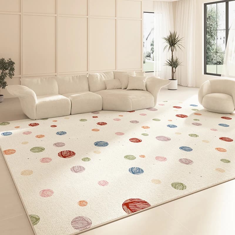 Modern Style Rugs for Bedroom Home Fluffy Plush Floor Mat Large Area Bedroom Decor Anti-slip Carpet Thick Washable Cloakroom Rug