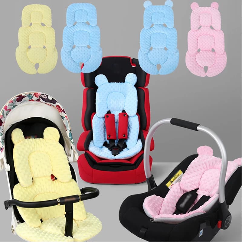 Cuscino per passeggino Four Seasons Inserto per seggiolino auto per neonati Cuscino per passeggino Materasso termico generale Mesh traspirante 2 lati disponibili