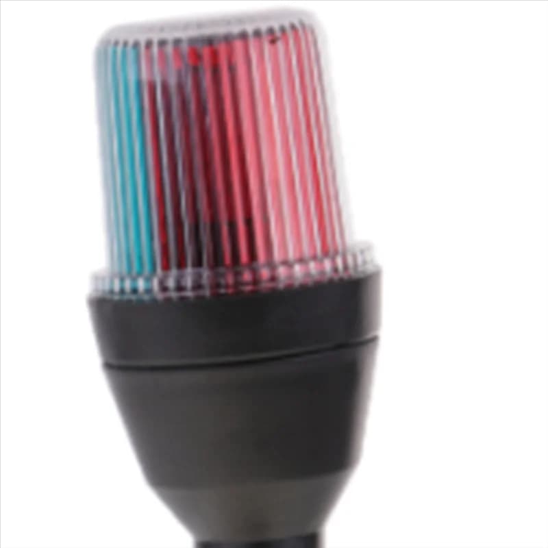 Luce di ancoraggio per barche a LED Luce di segnale di navigazione a tre colori a LED per yacht Illuminazione a tre colori Rosso Verde Bianco 12V