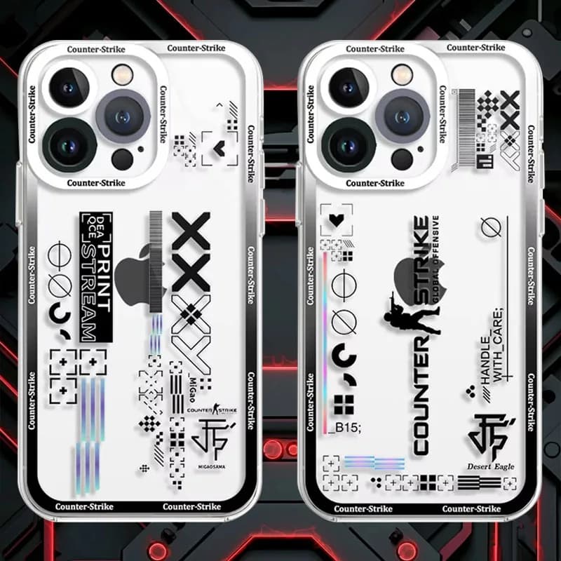 Custodia per Samsung Galaxy A54 A34 A24 A14 A13 A53 A33 A73 A23 A05 A05S A72 A52 A52S A32 A22 A12 A51 A71 Gioco Counter Strike CS GO