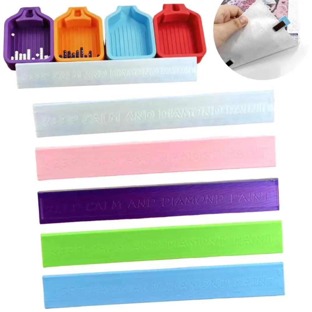 NUOVO Portaoggetti Magnetico per Diamond Art, Leggero, per Accessori Pittura Diamante, Ideale per Lavoretti Fai da Te, Tavolo Luminoso, Cavalletto e Tavolo da Disegno