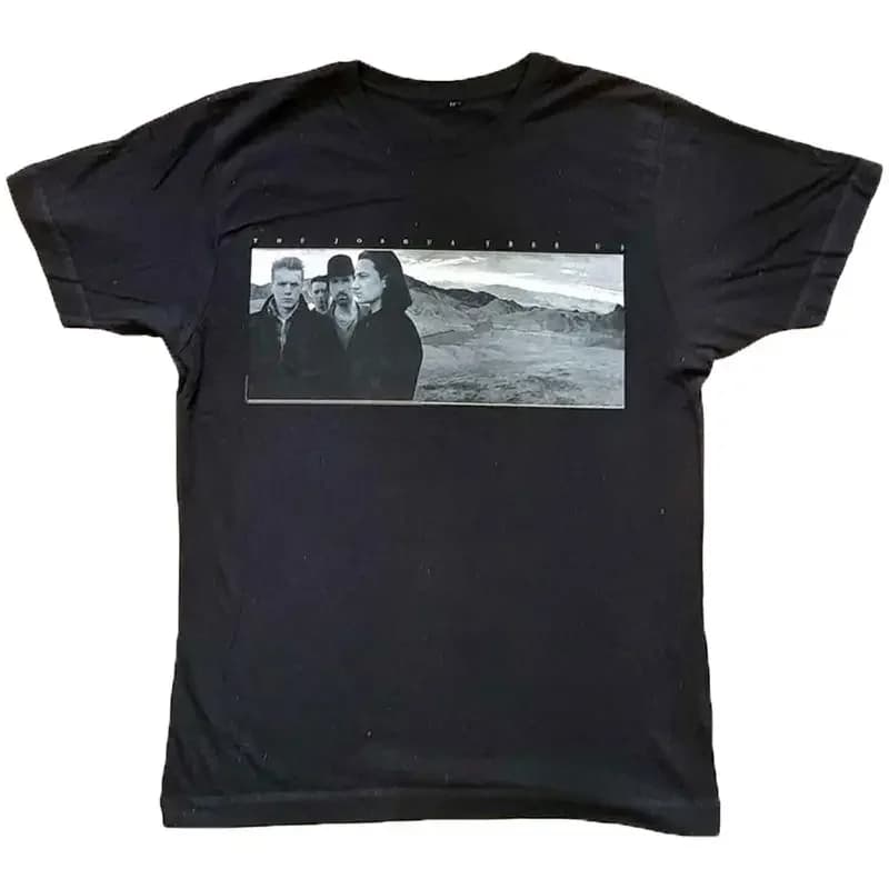 T-shirt da uomo U2 Joshua Tree Photo X-Large Nera