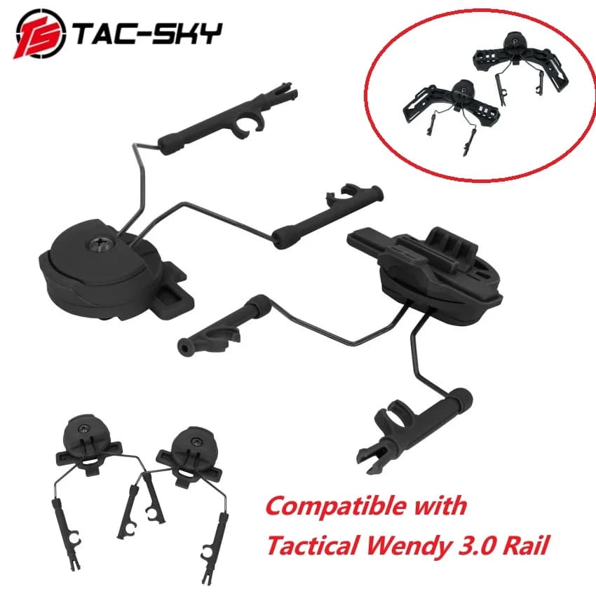 Compatible with COMTC II and COMTC III Headset Tactical Helmet Rail Mount Accessories, Suitable for Tactical Wendy 3.0 Rails