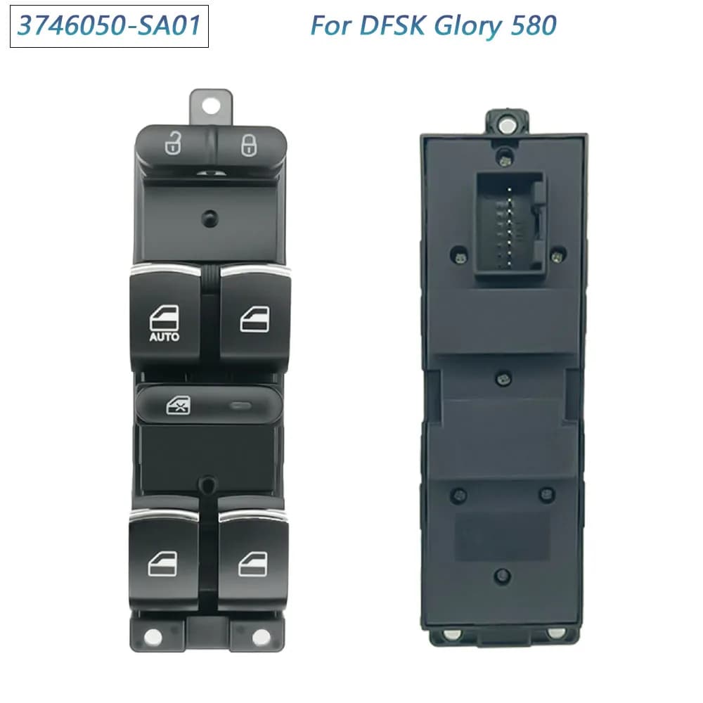 Per DFSK Glory 580 Lato Anteriore Sinistro Alzacristallo Elettrico Pulsante Interruttore Auto Ricambi Auto 3746050-SC01 3746050-SA01