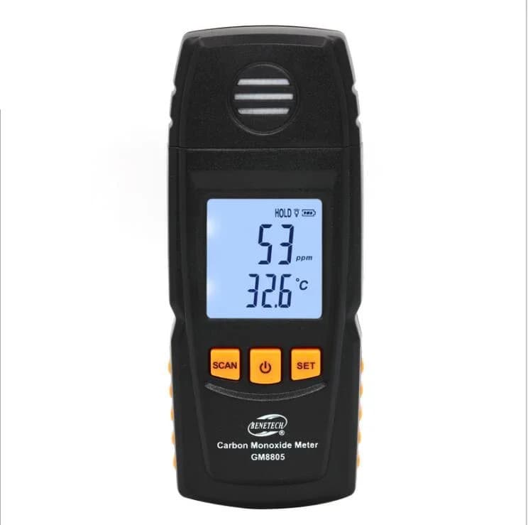 Misuratore portatile di monossido di carbonio Analizzatore rilevatore di gas CO ad alta precisione Campo di misurazione 0-1000 ppm rilevatore di gas